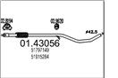 MTS 01.43056 - Výfukové potrubie
