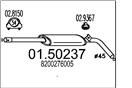 MTS 01.50237 - Stredný tlmič výfuku