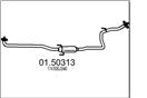 MTS 01.50313 - Stredný tlmič výfuku