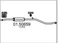 MTS 01.50659 - Stredný tlmič výfuku