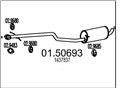 MTS 01.50693 - Stredný tlmič výfuku