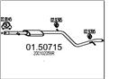 MTS 01.50715 - Stredný tlmič výfuku
