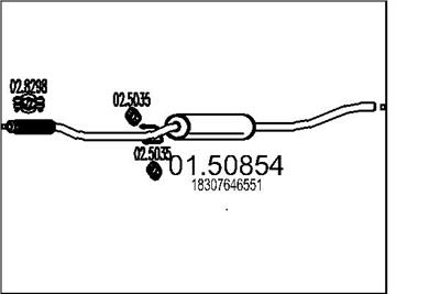 MTS 01.50854 EAN: 8033464972578.