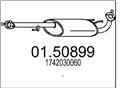 MTS 01.50899 - Stredný tlmič výfuku