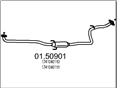MTS 01.50901 - Stredný tlmič výfuku