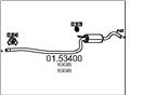 MTS 01.53400 - Stredný tlmič výfuku