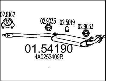 MTS 01.54190 EAN: 8033464020651.