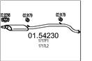 MTS 01.54230 - Stredný tlmič výfuku