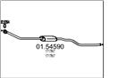 MTS 01.54590 - Stredný tlmič výfuku