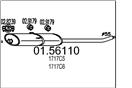 MTS 01.56110 - Stredný tlmič výfuku