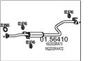 MTS 01.56410 - Stredný tlmič výfuku
