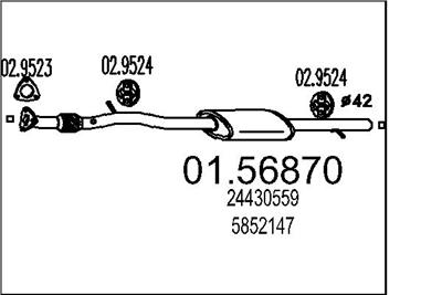 MTS 01.56870 EAN: 8033464023317.