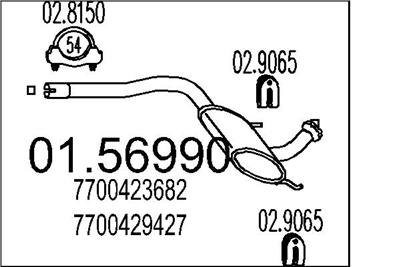 MTS 01.56990 EAN: 8033464023430.