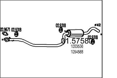 MTS 01.57580 EAN: 8033464024017.