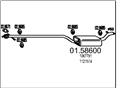 MTS 01.58600 - Stredný tlmič výfuku