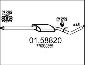 MTS 01.58820 EAN: 8033464025243.