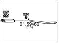 MTS 01.59460 - Stredný tlmič výfuku