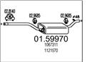 MTS 01.59970 - Stredný tlmič výfuku