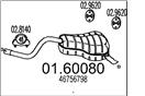 MTS 01.60080 - Koncový tlmič výfuku