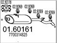 MTS 01.60161 - Koncový tlmič výfuku