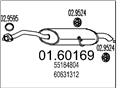MTS 01.60169 - Koncový tlmič výfuku
