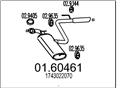 MTS 01.60461 - Koncový tlmič výfuku