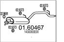 MTS 01.60467 - Koncový tlmič výfuku