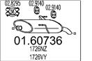 MTS 01.60736 - Koncový tlmič výfuku