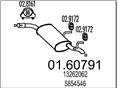 MTS 01.60791 - Koncový tlmič výfuku