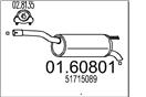 MTS 01.60801 - Koncový tlmič výfuku