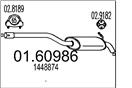MTS 01.60986 - Koncový tlmič výfuku