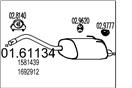 MTS 01.61134 - Koncový tlmič výfuku