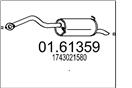 MTS 01.61359 - Koncový tlmič výfuku