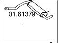 MTS 01.61379 - Koncový tlmič výfuku