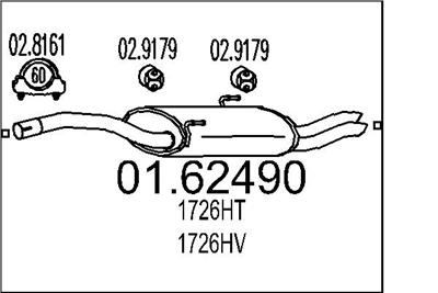MTS 01.62490 EAN: 8033464031619.
