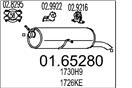 MTS 01.65280 - Koncový tlmič výfuku