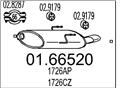 MTS 01.66520 - Koncový tlmič výfuku