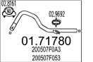 MTS 01.71780 - Výfukové potrubie