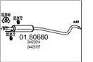 MTS 01.80660 - Stredný tlmič výfuku