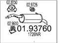 MTS 01.93760 - Koncový tlmič výfuku