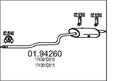 MTS 01.94260 EAN: 8033464043544.