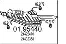 MTS 01.95440 - Koncový tlmič výfuku