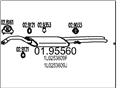 MTS 01.95560 - Koncový tlmič výfuku