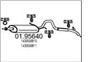 MTS 01.95640 - Koncový tlmič výfuku