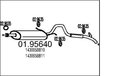 MTS 01.95640 EAN: 8033464044541.