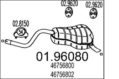 MTS 01.96080 EAN: 8033464044916.