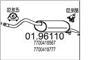 MTS 01.96110 - Koncový tlmič výfuku