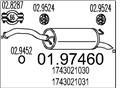 MTS 01.97460 - Koncový tlmič výfuku