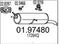 MTS 01.97480 - Koncový tlmič výfuku