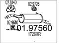 MTS 01.97560 - Koncový tlmič výfuku